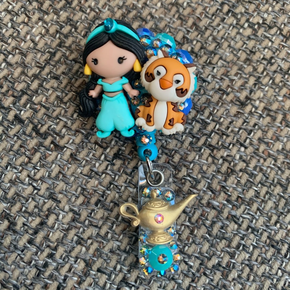 Princess Jasmine nurse badge holder